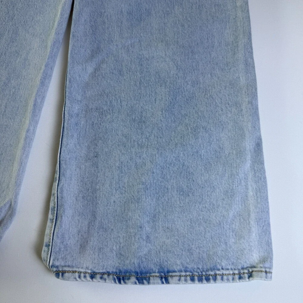 Old Navy High Rise Super Baggy Wide Leg Jeans GIRLS Size 12 Adjustable Waist